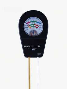 Analisador de solo 3 em 1 - Medidor de CE, pH e Umidade, instrumento científico fácil de usar para jardim, estufa e plantas domésticas. Ajuda os entusiastas da jardinagem a monitorar as condições do solo e proporcionar o ambiente ideal para o crescimento das plantas.