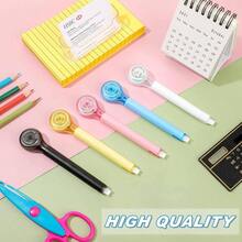 10 Bolgrafos de Corrector de Cinta para Corregir, Cinta Correctora Blanca, Correccin Tape, Suministros para Escuela Oficina, 5 mmx 6 - Color brillante - Ver 6