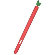 QWYJ Funda para  Galaxy Tab S7 Pencil Case y  Tablet S7 Plus S Pen y  S8u y  S7 FE S7FE Case Silicona Protectora Fresa pequeña - Fresapequea - Ver 2