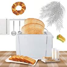 ✨ Características Principales:  Tostadora con ranura para pan.  Capacidad para 2 rebanadas.  6 velocidades para ajustar el tostado.  Esta tostadora es ideal para quienes buscan una opción versátil para tostar su pan. Con su ranura para pan y 6 velocidades, puedes ajustar el tostado según tus preferencias. Perfecta para uso diario en la cocina.   Descripción Detallada:  Ranura para pan: Asegura un tostado uniforme.  2 rebanadas: Capacidad para dos rebanadas de pan.  6 velocidades: Opciones para ajustar el tostado.  Esta tostadora ofrece comodidad y versatilidad en la preparación de tu pan. Es una opción práctica para la cocina. - Tipo de Enchufe A USA (110-127V) - Ver 1