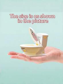 便便射击——一款趣味十足的家庭游戏——便便射击游戏——包含1个马桶、2个速射器和6个软塑料玩具便便。适合3岁及以上男孩女孩，可作为玩具礼物、圣诞礼物或万圣节礼物。 - 彩色 - 查看 8