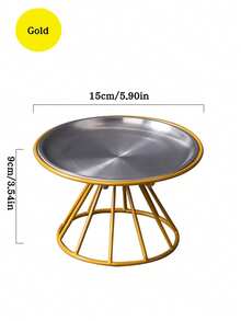 PETSIN 1 bát đựng thức ăn cho mèo, bát đựng nước bằng thép không gỉ có chân đế, thiết kế bảo vệ cổ - Nhiều màu - Xem 8