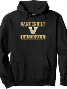 Vanderbilt Commodores Baseball Officially Licensed Pullover Hoodie - Style 20 - View 1