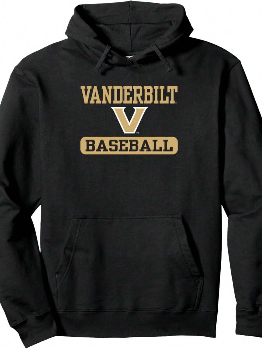 Vanderbilt Commodores Baseball Officially Licensed Pullover Hoodie - Style 20 - View 1