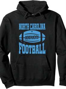 Varsity North Carolina Football Pullover Hoodie - 款式21 - 查看 1