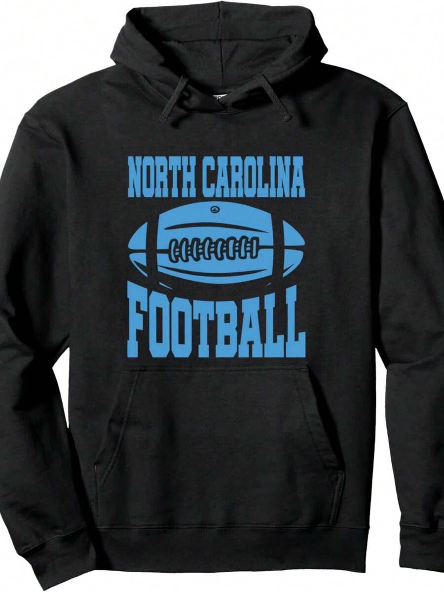 Varsity North Carolina Football Pullover Hoodie - 款式21 - 查看 1