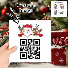 Customized Cards, Christmas Cards, Christmas Event Cards, Gift Cards, Discount Cards, Customized Greeting Cards, Customized QR Codes, Customized Payments, Customized Coupons, Customized Event Cards, Customized Counter Cards, Birthday, Party, Holiday, Wedding, Confession, Table Cards - Christmas QR Code Card - View 9