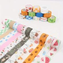 10/20 Pcs Self-Adhesive Bandages, Breathable Adhesive Tape Rolls, Elastic Self-Adhesive Bandages, Sports Wrist And Ankle Supports - 10pcs - 查看 4