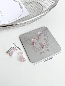 美甲装饰品，跨境热销圆形、方形、多边形金属磁性底座美甲展示架，指甲油架，韩式美甲用品，摄影道具，DIY配件