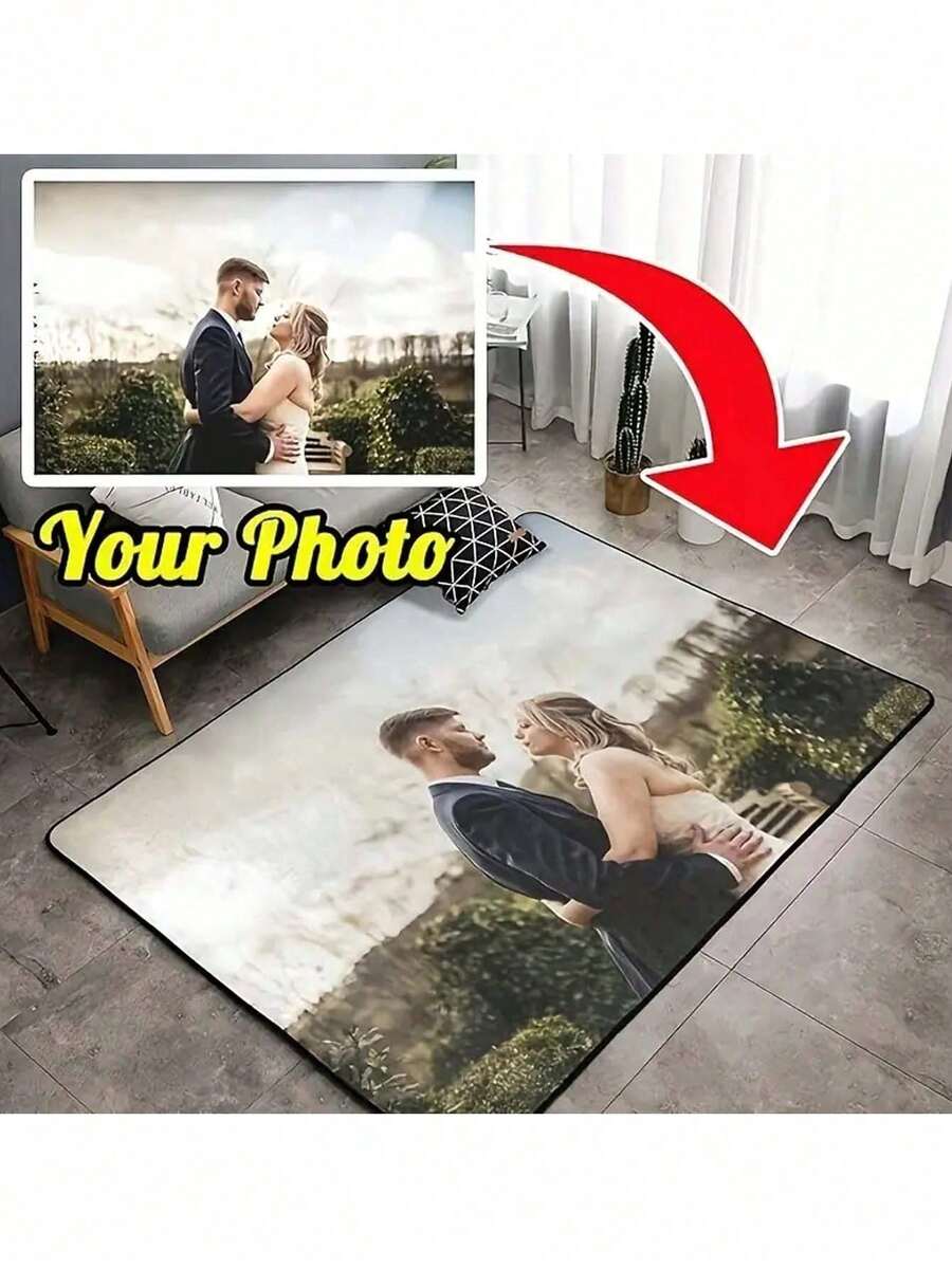Personalized Non-Slip Floor Mat For Indoor/Outdoor Use - Custom Photo Design, Perfect For Home Decor, Rvs & Accessories, Upload Your Halloween, Christmas Designs For Home, Room, Outside Of House, Welcome Me Cabin Floor Mats,23.6X15.7 Inches