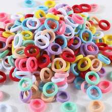 Set Of 300 Colorful Basic Hair Ties And Scrunchies For, Including Ponytail Holders And Rubber Bands That Are Gentle On Hair, Perfect For Everyday Use. - 300 chiếc-C - Xem 4