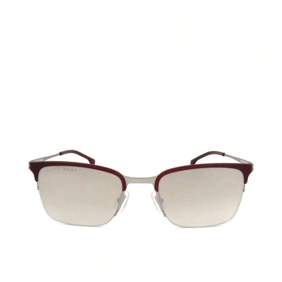 HUGO BOSS BOSS 1244/S GJ2 MATTE BURGUNDY RUTHENIUM 55/22/150 Men - Burgund - Zobacz 1