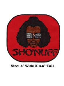 1 miếng vá thêu ủi hình võ sư Karate SHO NUFF - Nhiều màu - Xem 3