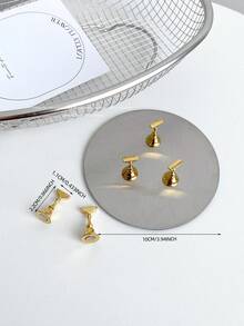 美甲装饰品，跨境热销圆形、方形、多边形金属磁性底座美甲展示架，指甲油架，韩式美甲用品，摄影道具，DIY配件