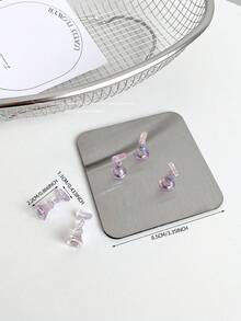 美甲装饰品，跨境热销圆形、方形、多边形金属磁性底座美甲展示架，指甲油架，韩式美甲用品，摄影道具，DIY配件