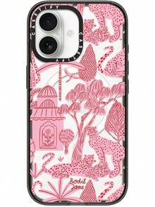 Impact  17 Case [Slim/Compatible With Magsafe / 8.2 Ft. 4X Military Grade Drop Protection] - Clown Kitty - Clear Black2025 - Cheetah Paradise Pink - Xem 2