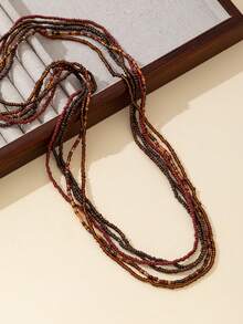 Bộ 5 dây chuyền, vòng tay, dây chuyền body, phụ kiện thời trang cho nữ - mai rùa - Xem 2