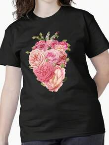 Mothers Heart Roses By Tobe Fonseca Classic T Shir - Style 14 - View 1