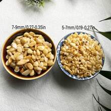 100g Pack, High-Quality Natural Beige Jade Chips, Suitable For Vases, Tableware, Candle Holders, Planters, Aquariums, Glass Containers, And Unique Decor For Air Plants - View 2