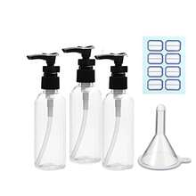 Pack Of 3 Spray Bottles, 100 Ml Small Spray Bottles For Filling, Transparent, Empty, Fine Mist Spray Bottle With Labels, Funnels, Travel Atomiser For Liquid, Cosmetics, Cleaning, Personal Care - Multicolor - View 18