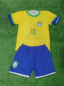 KIDS Sports Team Set - Brazilian National Team - 黃色 - 查看 3