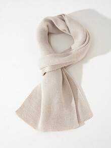 1 Stück Weihnachtsstil Kinderschal, unisex Y2K warm & atmungsaktiv modischer vielseitiger Strickschal, geeignet für Herbst/Winter Alltagskleidung