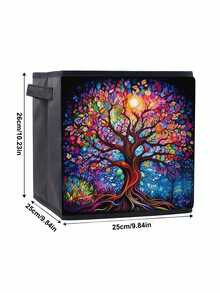 5D Diamond Art Set, Colored Big Tree Pattern Full Diamond Painting Kit - Shiny Diamond Gem, Home Wall Decor Art Crafts For Adults And Teenagers, Perfect Gift For Art Lovers And DIY Lovers, Ideal For Room Decor