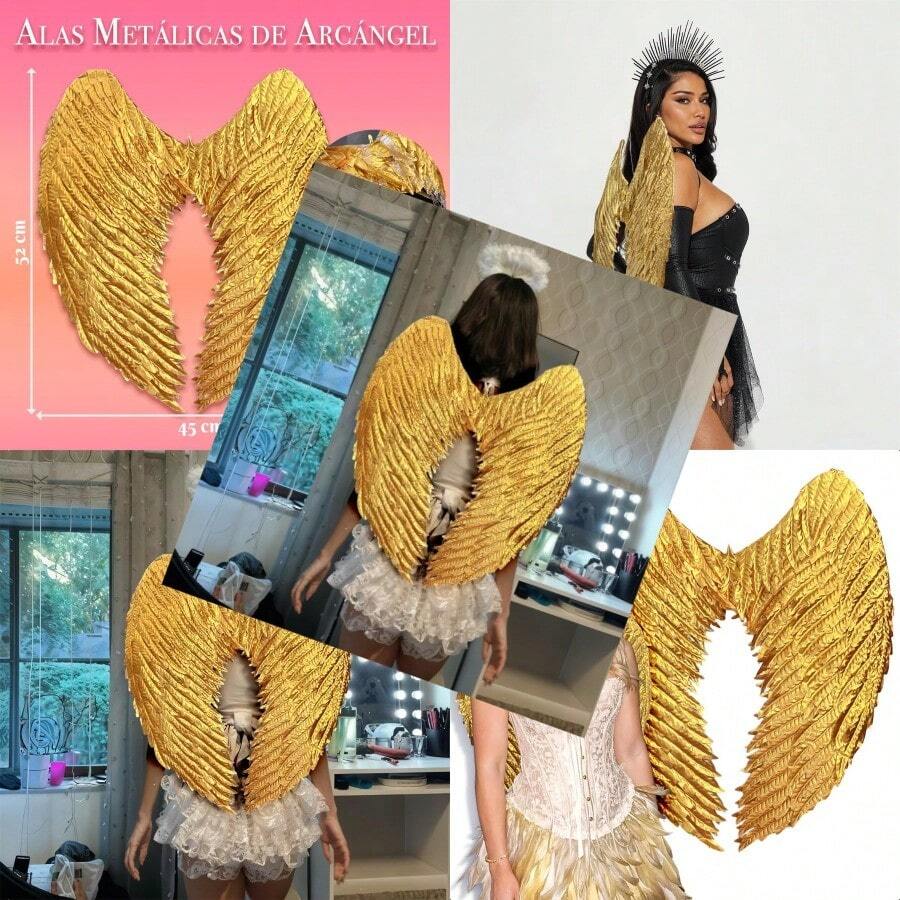 Chal De Plumas De Estilo Gótico Para Mujer – Accesorio Para Disfraces, Pasarela Y Carnaval – Ligero Y Elegante