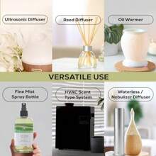 Rajanigandha Tuberose Luxury Diffuser Oil Refill And Fragrant Room Spray For Reed Diffusers Electric Machines And Oil Warmers (8.5 Fl. Oz) - 如圖 - 查看 7