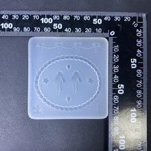 Khuôn đúc nhựa hình trái tim oval, phụ kiện khuôn silicon, khuôn nhựa lỏng, khuôn silicon làm móc khóa nhựa, khuôn nhựa. - Silicon - Xem 3