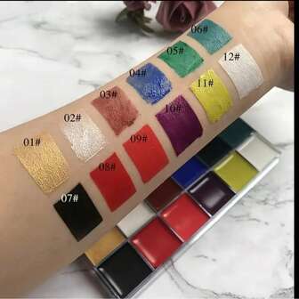 8 Colors Oil Painting Supplies, Vivid And Saturated, Durable Color