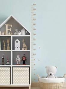 1pc Minimalist Kids Height Growth Measurement Wall Sticker, 50-150cm, Suitable For Home, Room, School Baby Shower Family Decorations Gifts
