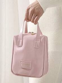 1 件 PU 皮革防水旅行化妆包，大容量洗漱用品收纳包，多功能化妆包，适用于化妆品、洗漱用品、商务旅行、海滩度假、户外旅行、送给妈妈、女朋友、万圣节、圣诞节、生日、节日、秋季装饰、卧室装饰的礼物 - 彩色 - 查看 14