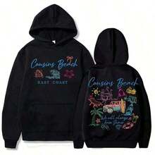 1PCSThe Summer I Turned Pretty Sweatshirt Conrad Belly Jeremiah Harajuku Men's Hoodie TopCasual Hoodie Multiple Occasions Comfortable Cotton Long Sleeve Autumn Women's Clothingideal Para Amigos Warm Winter Hoodie For Christmas - 白色 - 查看 4
