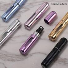 Botellas atomizadoras de perfume recargables (paquete de 4) - Botellas de spray de viaje portátiles de 5ml, vaporizador de perfume, dispensador de fragancia a prueba de fugas - 1 - Ver 5