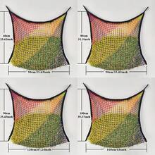 1 件装彩色干草网，适用于马和山羊 - 慢速喂食器，大开口设计，易于填充，尼龙喂食袋