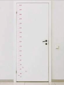 1pc Minimalist Kids Height Growth Measurement Wall Sticker, 50-150cm, Suitable For Home, Room, School Baby Shower Family Decorations Gifts