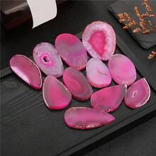 5/10/15/20 Stück Achat Licht Tisch Scheiben, Heilkristalle Geoden Steine, asymmetrische Heim Dekoration Schmuckherstellung, elegantes Grau, für Balance und Harmonie, Glück und spirituelle Energie