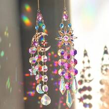 Even In Winter, It Can Bring You The Warm And Colorful Sunshine. Crystal Sunshine Collector, New Year's Gift, Home Decor, Projects Vibrant Scenes Of Light Indoors And Outdoors, Used For Hanging Wind Chime-Style Garden Sunshine Collectors Outside The Window, Crystal Rainbow Maker, Indoor And Outdoor Decoration - Multicolor - View 6