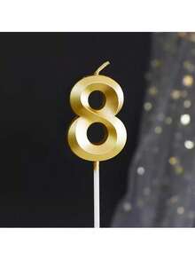 6pcs/Set 0-9 Number Candles, Birthday Candles, Christmas Candles For Cake Decoration And Party Supplies, Candle Holders, Christmas Decorations, Birthday Cake Party Baking Candle Accessories, Mother's Day, Christmas Gifts, Birthday Decorations, Candles, 30th Birthday Decorations, 18th Birthday Gifts, 60th Birthday Decorations, Happy Birthday, Diwali Decorations