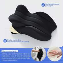 OLEQE Almohada para Piernas, Cojin para Piernas Elevadas, Almohada Ortopedica Piernas para Relajar Los Músculos, Aliviar la Hinchazón, Embarazadas - 1 - Ver 5