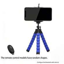 章鱼造型手机直播三脚架 户外拍摄自拍迷你摄影海绵章鱼三脚架 - 彩色 - 查看 13