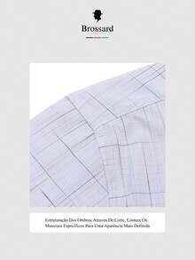 Men's Dress Shirt - Triple Protection: Waterproof, Greaseproof, And Stain Resistant - Made From Premium Fabric (38% Bamboo Fiber, 62% Polyamide), Soft And Breathable. Perfect For The Modern Man. Versatile For Everyday Wear. - Màu Xám nhạt - Xem 4