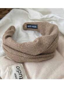 1 chiếc băng đô dày màu trơn thời trang, đa năng và phù hợp cho đi chơi, hẹn hò, tụ họp và trang trí tóc, băng đô cài tóc, phụ kiện tóc cho nữ, phụ kiện đội đầu - Nhiều màu - Xem 11