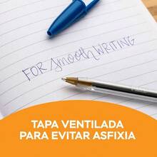 , Bolgrafo de Punto Mediano, Pluma Clsica, Cristal Dura+, Surtido de 4 Colores, 10 piezas - 10 Unidad (Paquete de 1) + Surtido de 4 colores + Bolígrafo - Ver 5