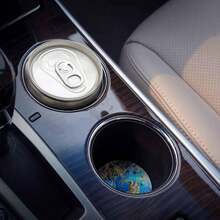 nuevoJuego de 2 posavasos de cerámica absorbente, juego de posavasos para automóviles para mujeres/hombres, juego de 2 posavasos de piedra cerámica absorbente para bebidas automotrices, océano - Verde Azulado Marrón - Ver 6