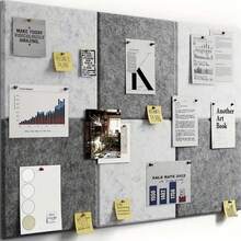 6 pièces Panneaux de mousse acoustique auto-adhésifs, 12x12 pouces, haute densité 339,51 lb/m², carreaux décoratifs isolants phoniques, sans clous pour la décoration murale, multi-usage pour la Saint-Valentin, la maison, le bureau, la salle de classe, la décoration de Noël et du Nouvel An, l'affichage de photos, le tableau d'affichage, le cadeau du Nouvel An, le tableau de liège, le tableau d'affichage, le tableau de vision - Multicolore/A - Voir 2