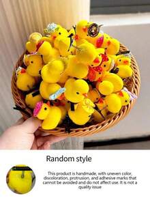 10pcs/6pcs Cute Chick & Duckling Hair Clips, Hairpin Hair Accessories, Suitable For Party Favors