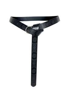 1pc Black/Brown Renaissance Belt Medieval Viking Belt PU Leather Belt Festival Halloween Costume Accessories Prop