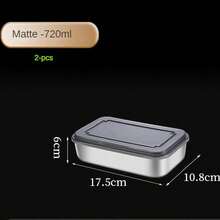 1/4/6pcs Lightweight And Durable Rectangular Aluminum Lunch Boxes/Bento Boxes ,Suitable For School Lunches, Office Lunches, Kitchen Refrigerator Storage, Fruit Salad Storage, Outdoor Picnic Storage, And Grain Storage. These Leak-Proof, Airtight Boxes Can Be Used To Store Lunches, Meats, Pickles, Fruits, And Vegetables.